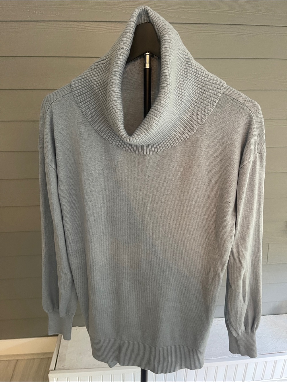 LOFT Light Blue Cowl Neck Sweater Size Medium
